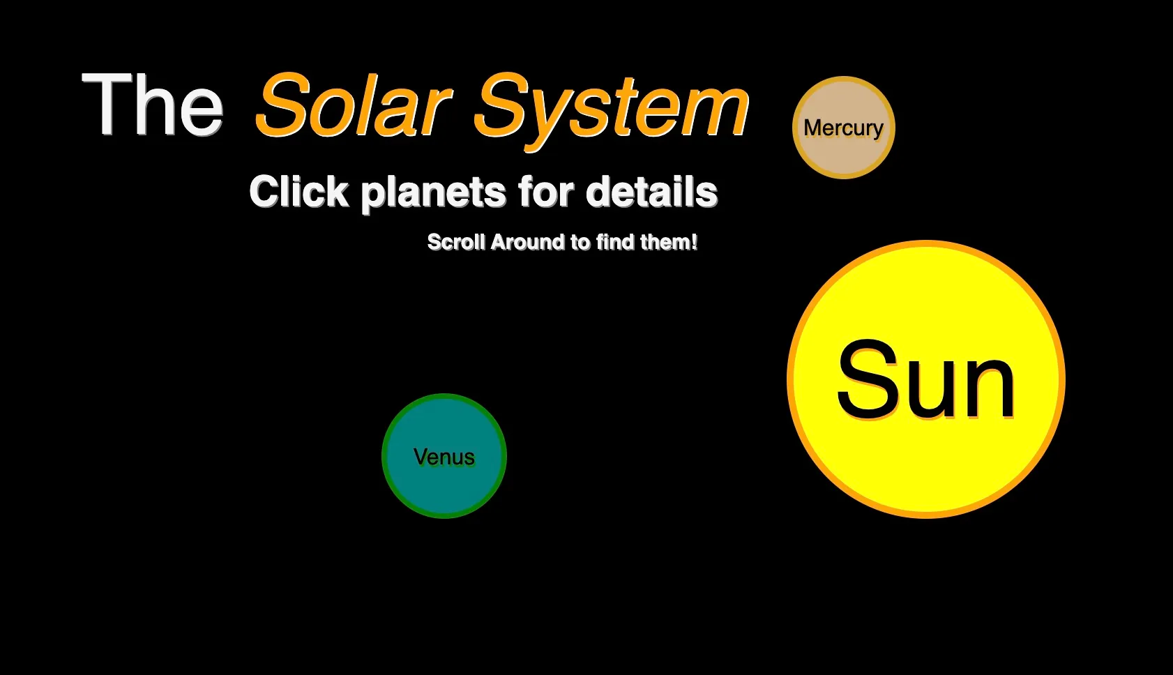 Website Orrery